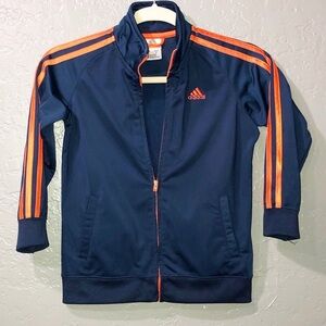 (Set) Adidas zip jacket and pants.